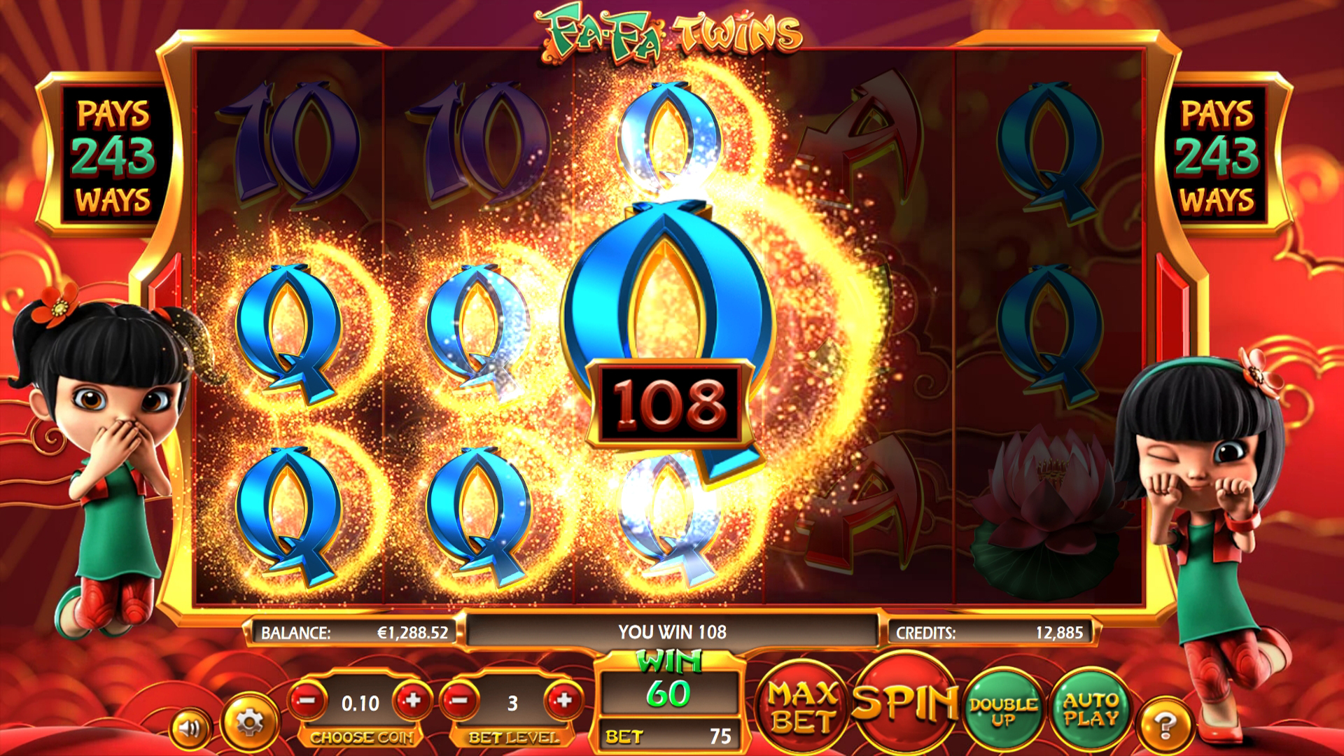 BetSoft Fa-Fa Twins Screenshot