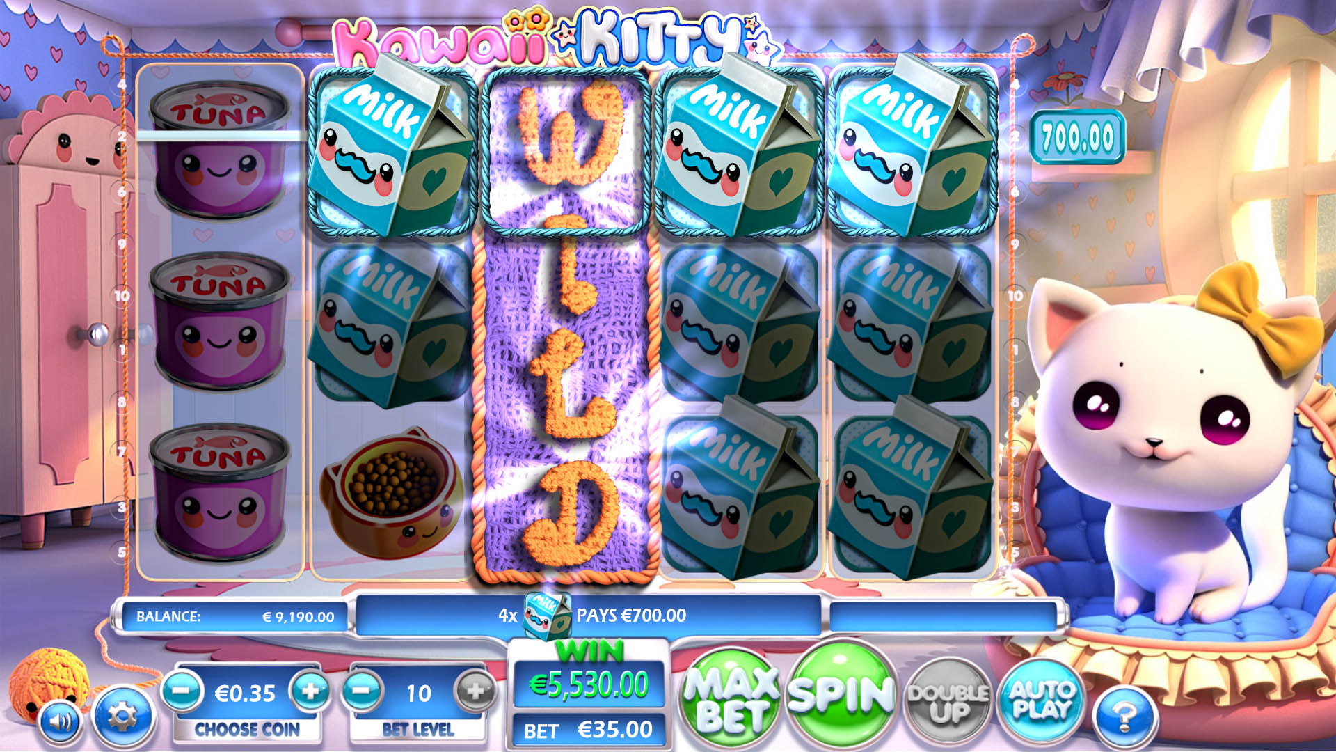 BetSoft Kawaii Kitty Screenshot