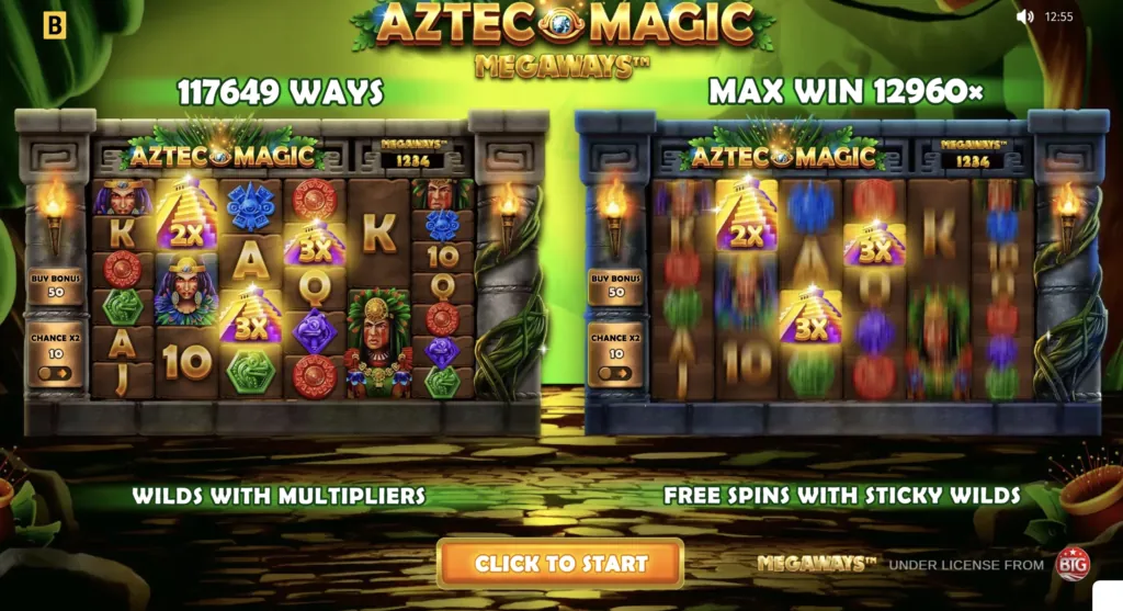 BG Aztec Magic Megaways Screenshot