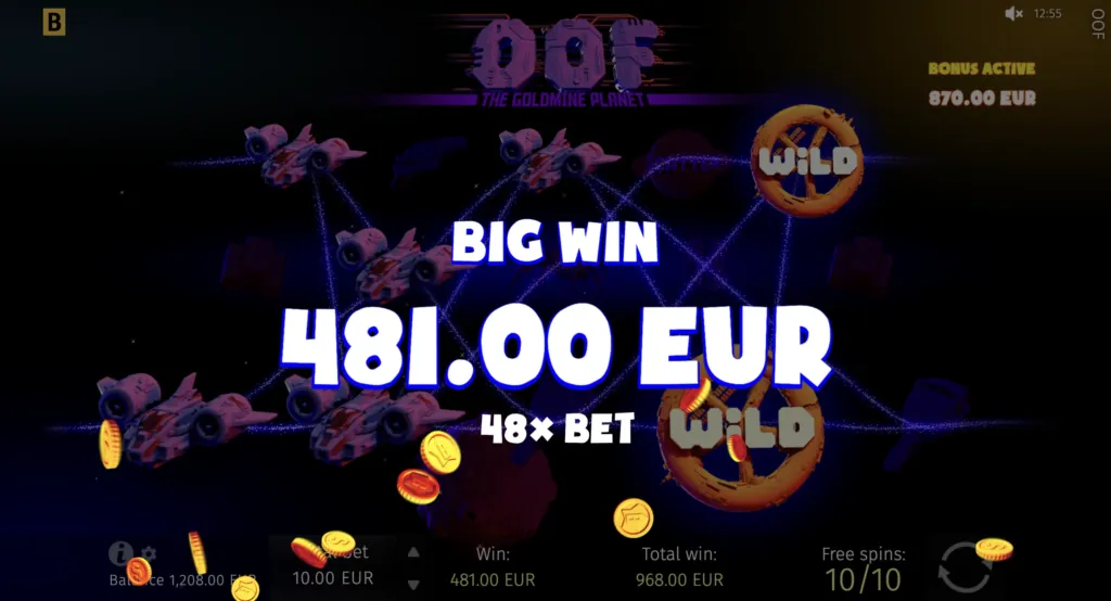 BG OOF The Goldmine Planet Screenshot