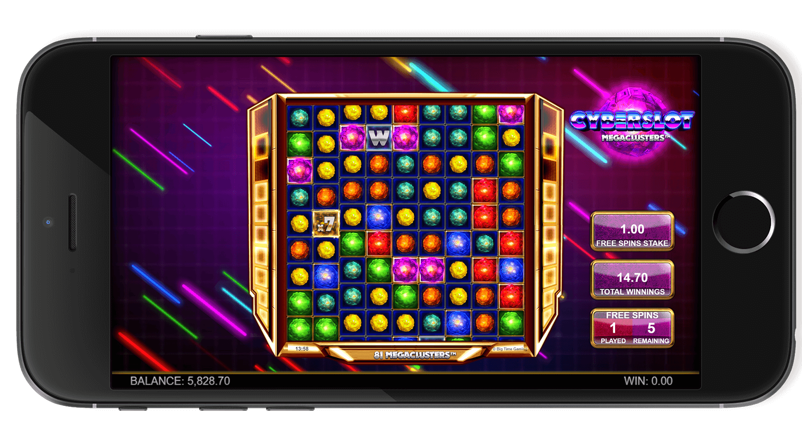 Cyberslot Megaclusters Screenshot
