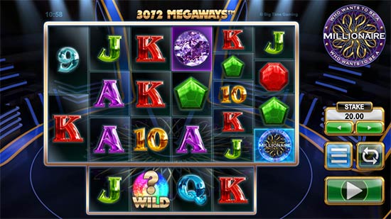 Millionaire Megaways Screenshot