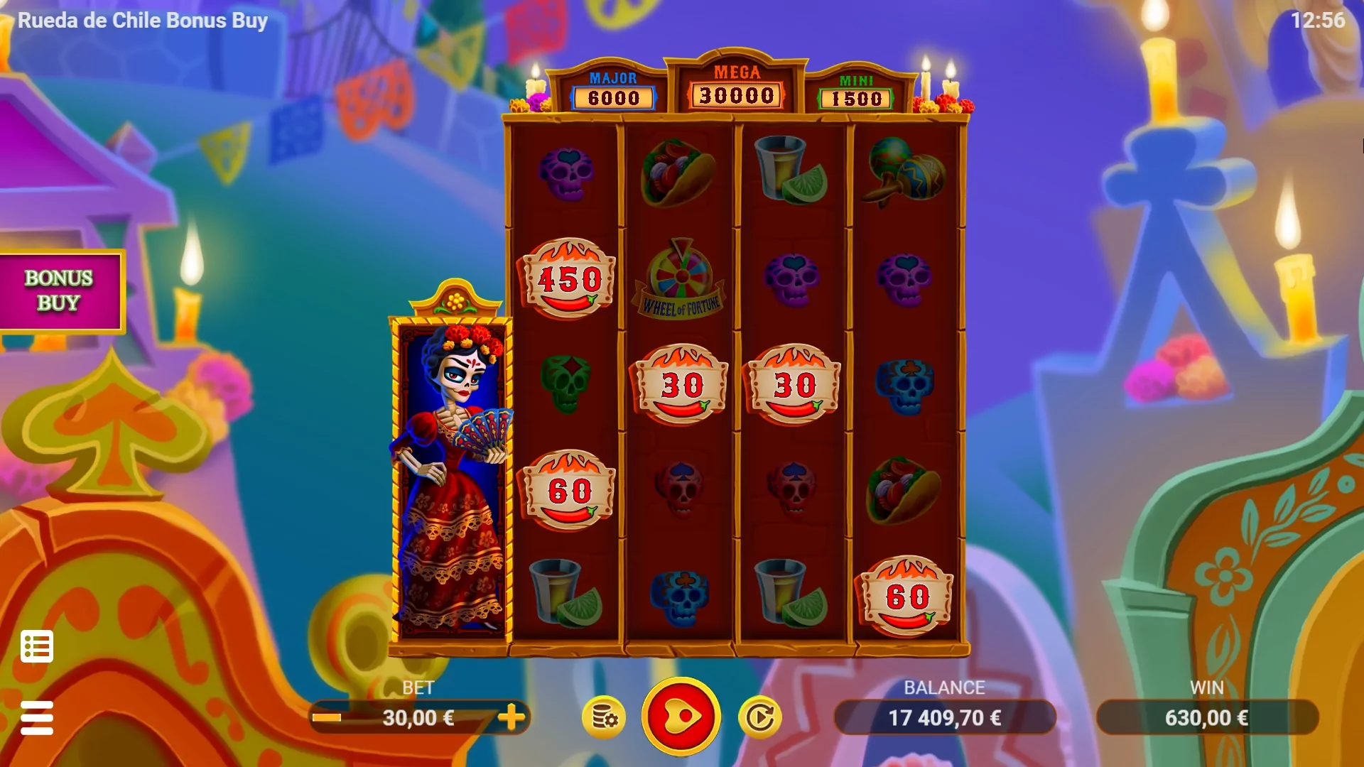 EVO Rueda De Chile Bonus Buy Screenshot