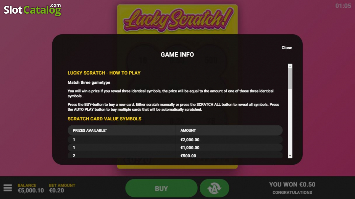 Hack Lucky Scratch Screenshot