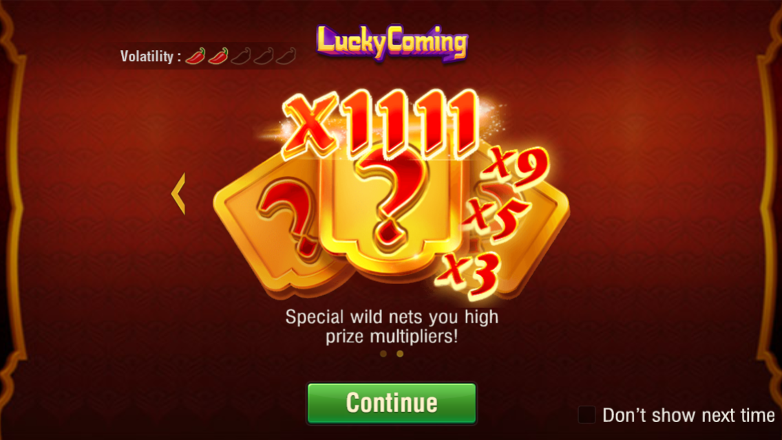 JILI Lucky Coming Screenshot