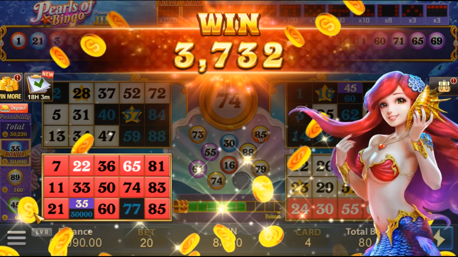 JILI Pearls of Bingo Screenshot