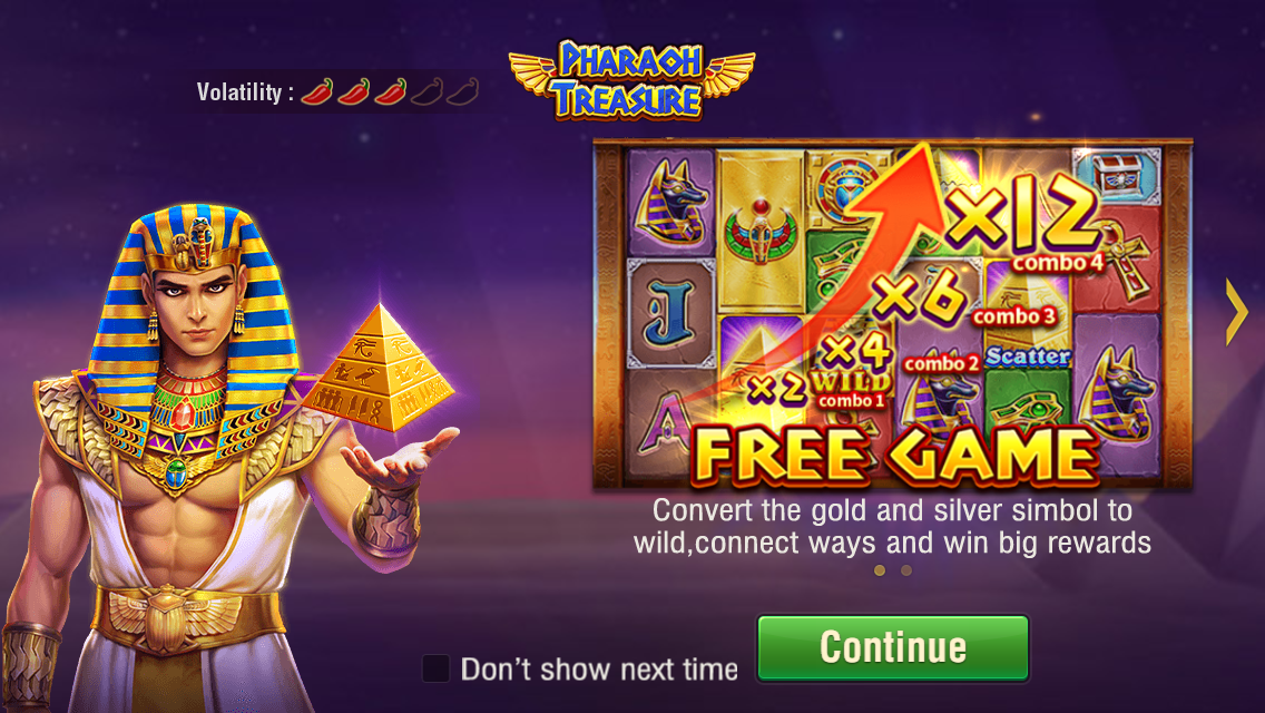 JILI Pharaoh Treasure Screenshot