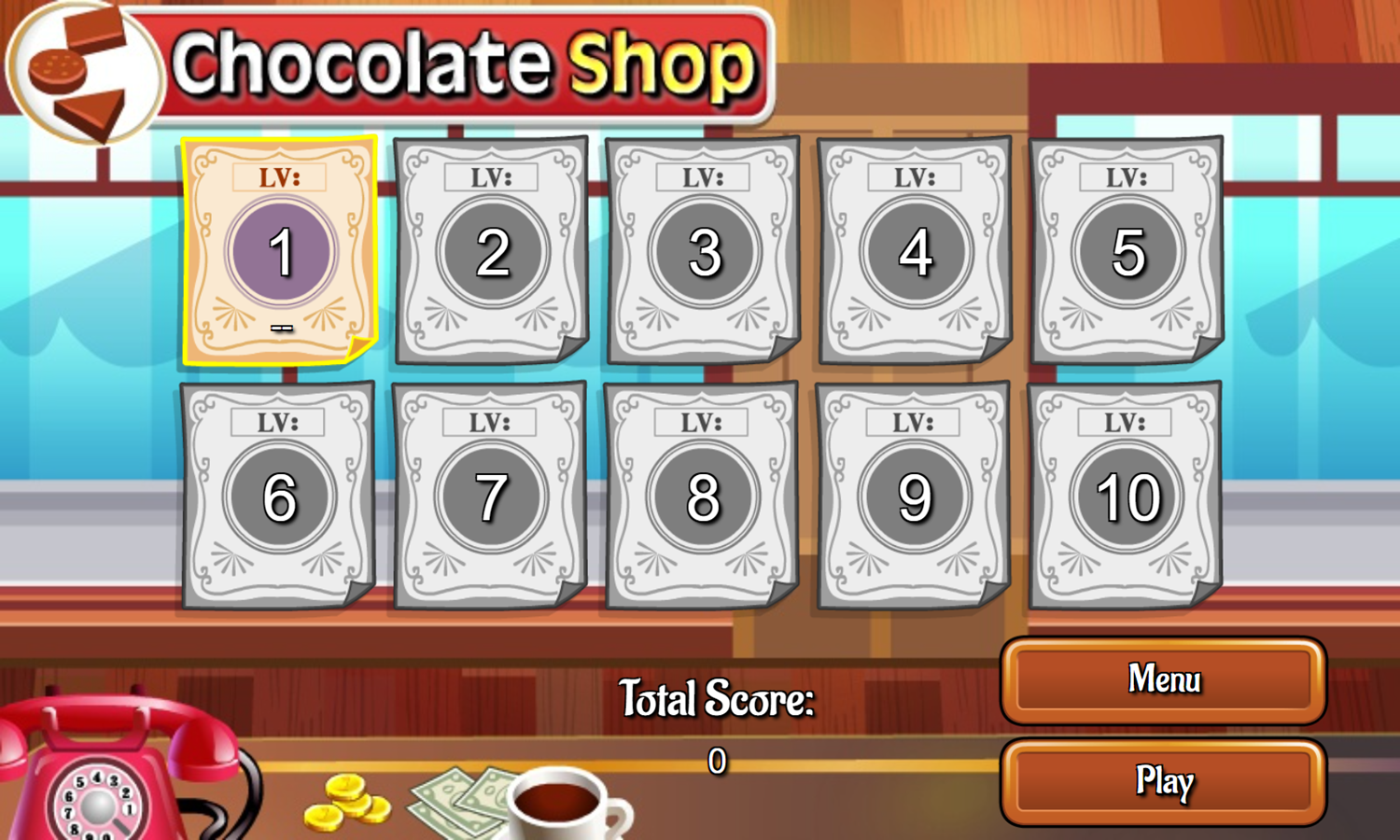 Chocolate Shop Screenshot
