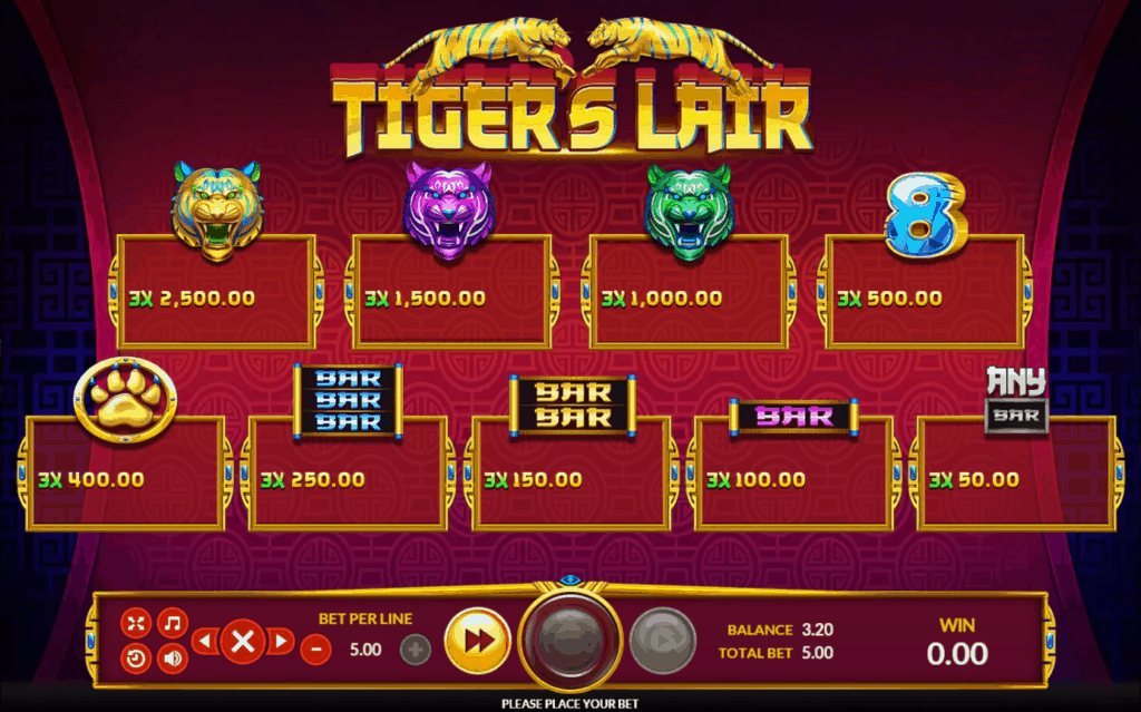 Tigers Lair Screenshot