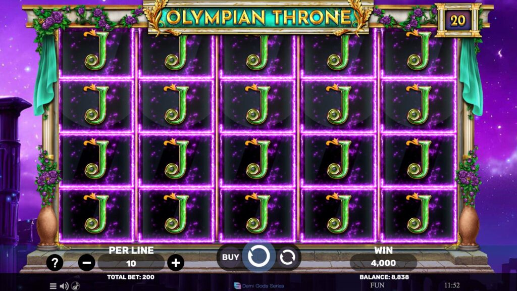 SP Olympian Throne Screenshot